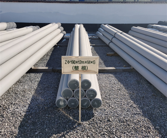 北辰190×12米钢筋混凝土水泥电线杆
